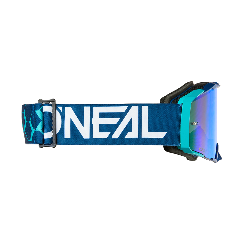 Мотокрос очила O'NEAL B-33 HEXA BLUE - RADIUM BLUE V.26 — снимка 3
