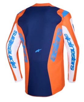 Мотокрос джърси Alpinestars FLUID GRID ORAN/BLUE — снимка 2
