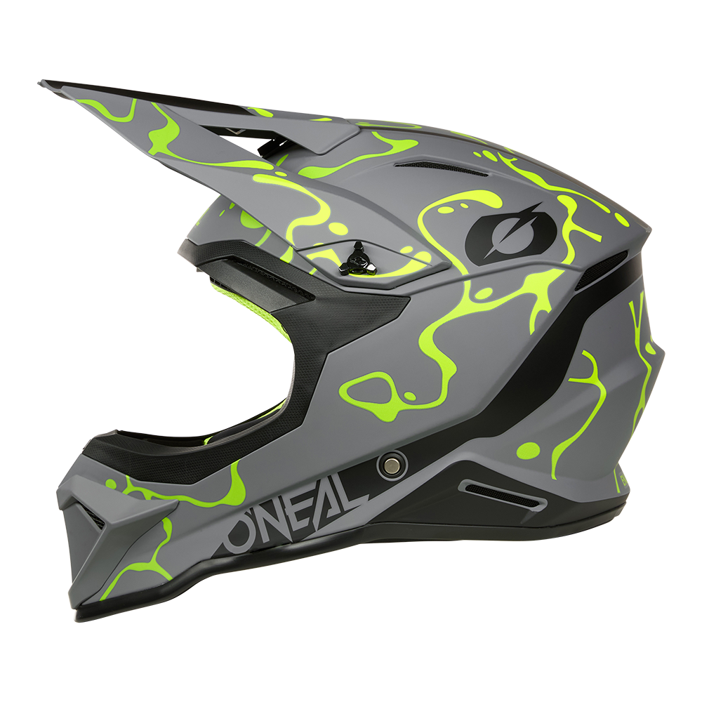 Каска O'NEAL 1SERIES SPLASH GRAY/NEON YELLOW V.26 — снимка 5