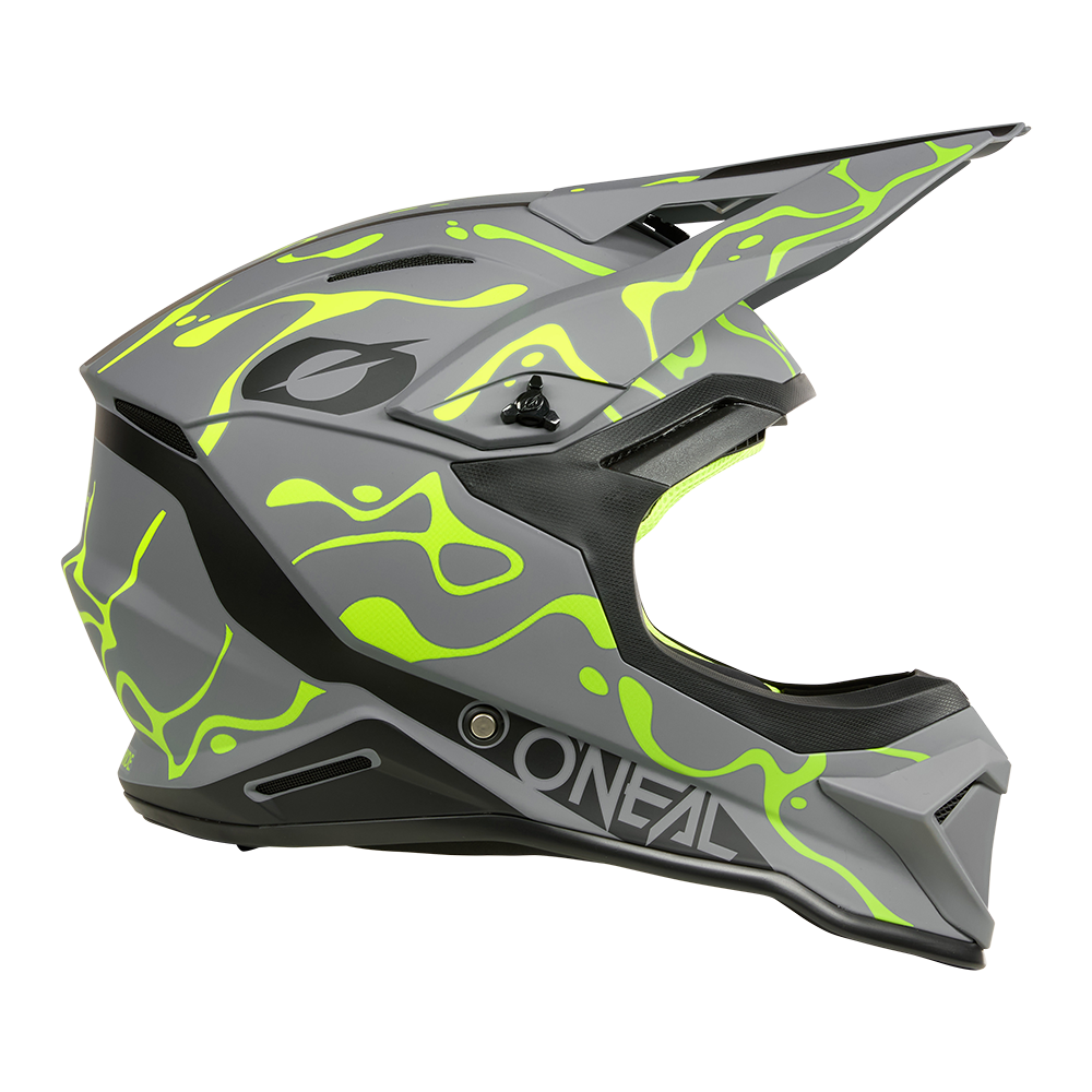 Каска O'NEAL 1SERIES SPLASH GRAY/NEON YELLOW V.26 — снимка 6