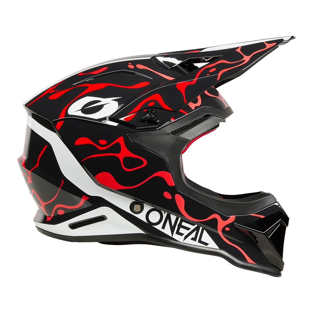 Каска O'NEAL 1SERIES SPLASH BLACK/RED V.26 — снимка 6