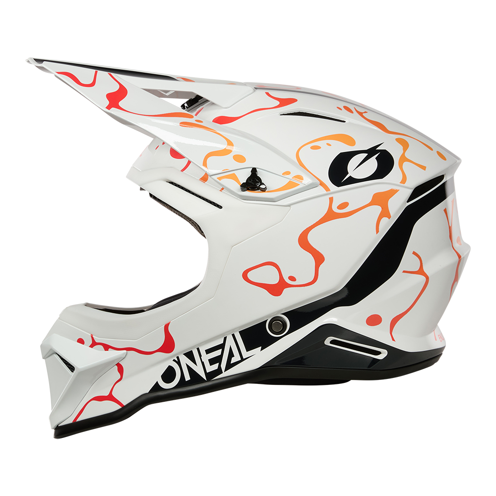Каска O'NEAL 1SERIES SPLASH WHITE/ORANGE V.26 — снимка 5