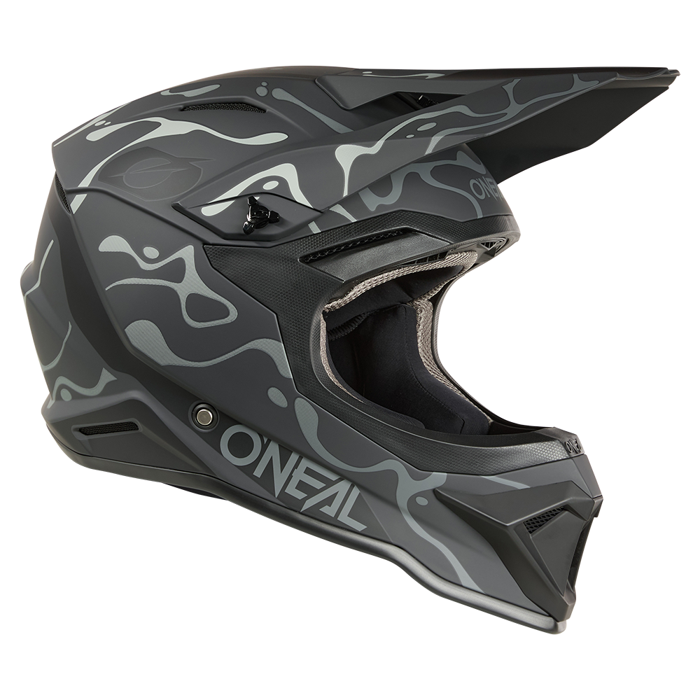 Каска O'NEAL 1SERIES SPLASH BLACK/GRAY V.26 — снимка 3