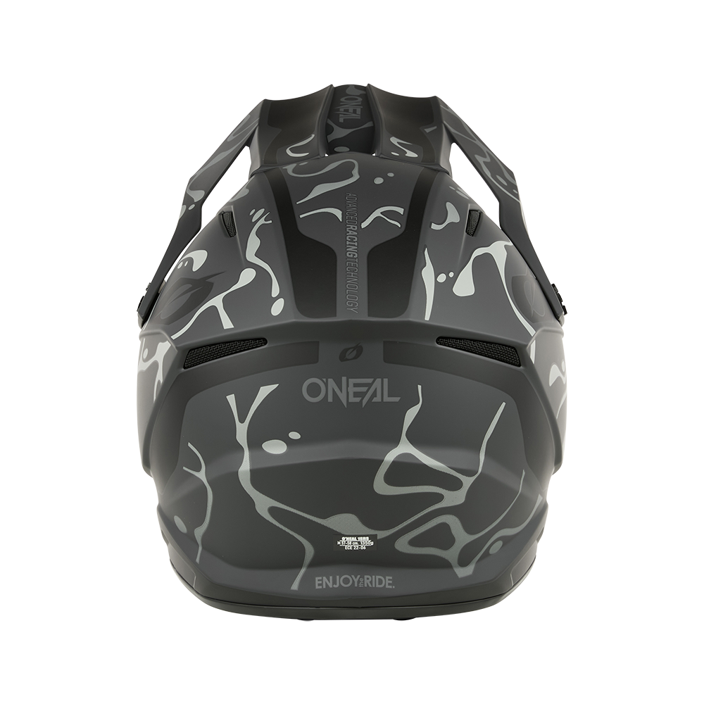 Каска O'NEAL 1SERIES SPLASH BLACK/GRAY V.26 — снимка 4
