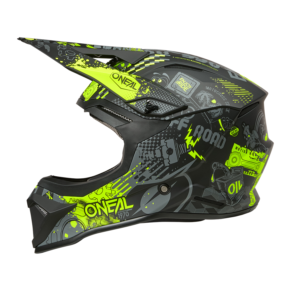 Каска O'NEAL 1SERIES VIBRANT BLACK/NEON YELLOW V.26 — снимка 5