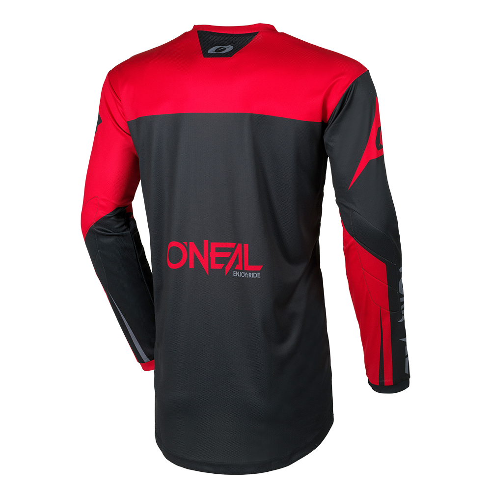 Мотокрос блуза O`NEAL ELEMENT RACEWEAR BLACK/RED V.26 — снимка 2
