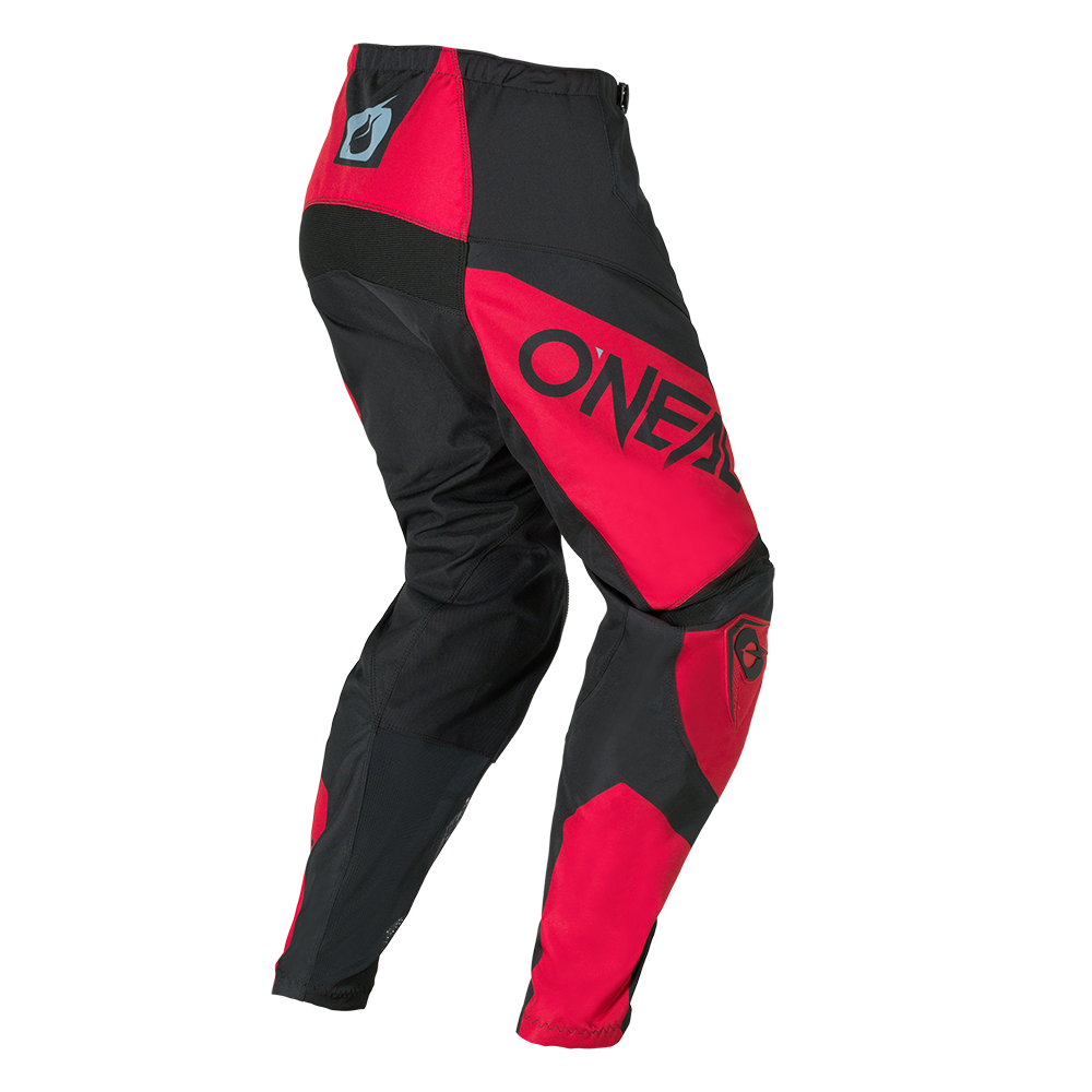 Мотокрос брич O'NEAL ELEMENT RACEWEAR BLACK/RED V.26 — снимка 2