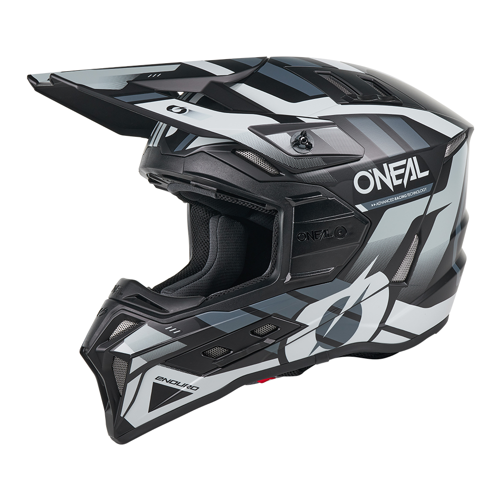 Ендуро каска O'NEAL EX-SRS DUST BLACK/GRAY V.26 — снимка 2