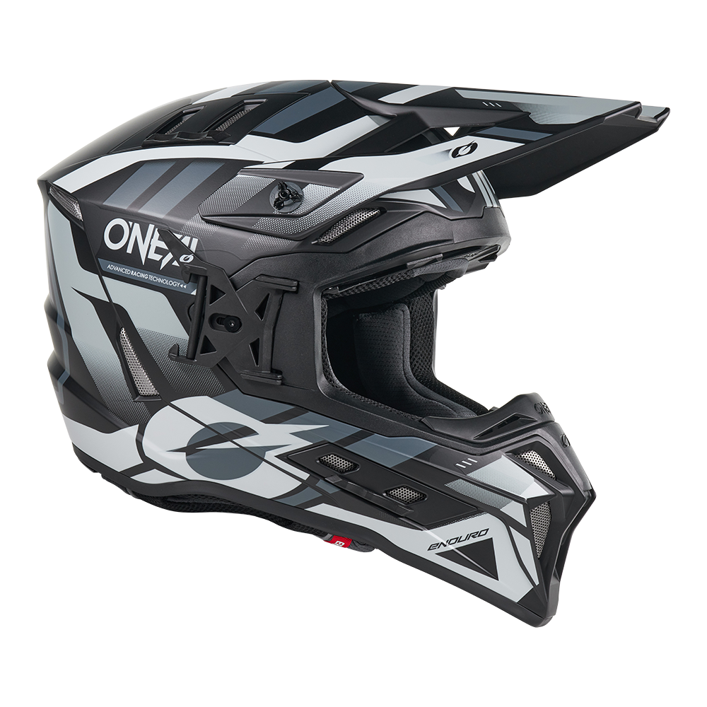 Ендуро каска O'NEAL EX-SRS DUST BLACK/GRAY V.26 — снимка 3