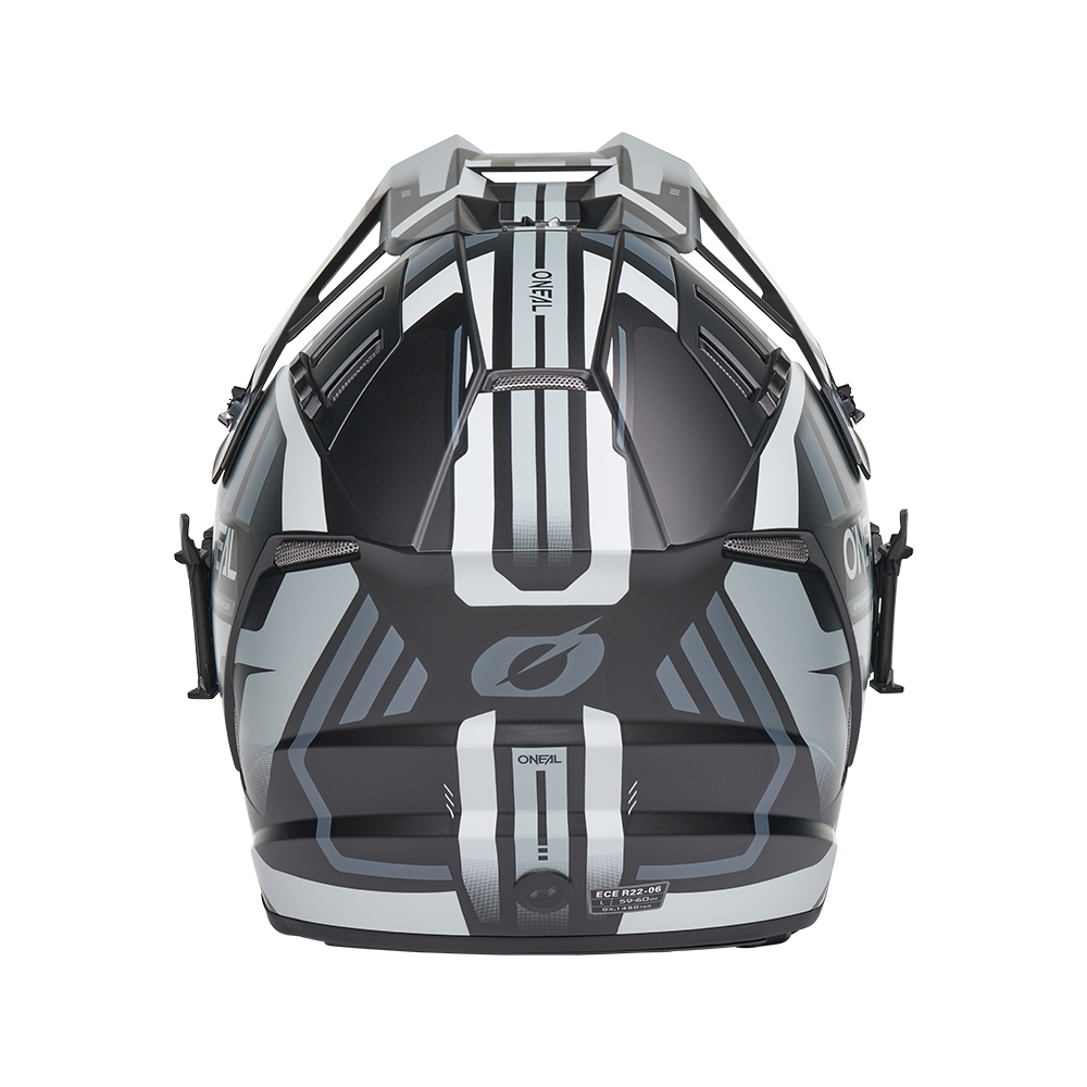 Ендуро каска O'NEAL EX-SRS DUST BLACK/GRAY V.26 — снимка 4