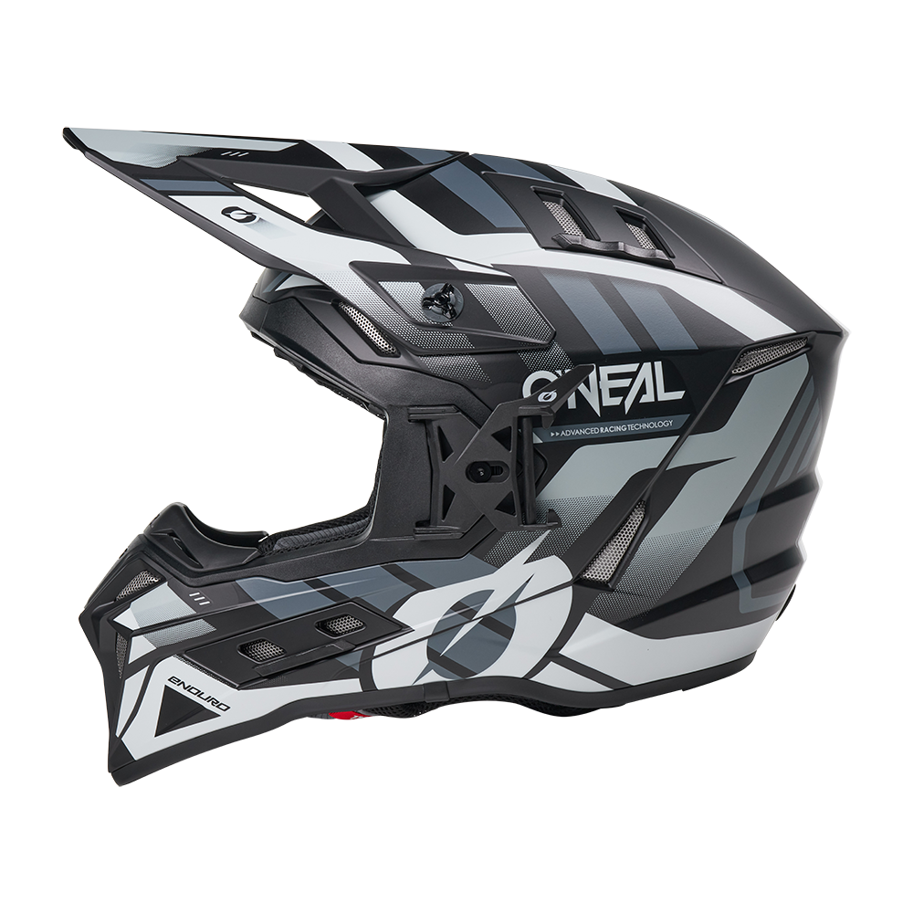 Ендуро каска O'NEAL EX-SRS DUST BLACK/GRAY V.26 — снимка 5