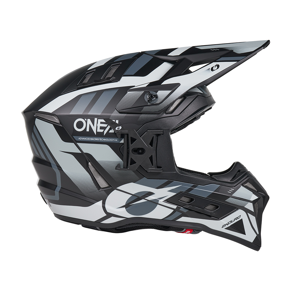 Ендуро каска O'NEAL EX-SRS DUST BLACK/GRAY V.26 — снимка 6