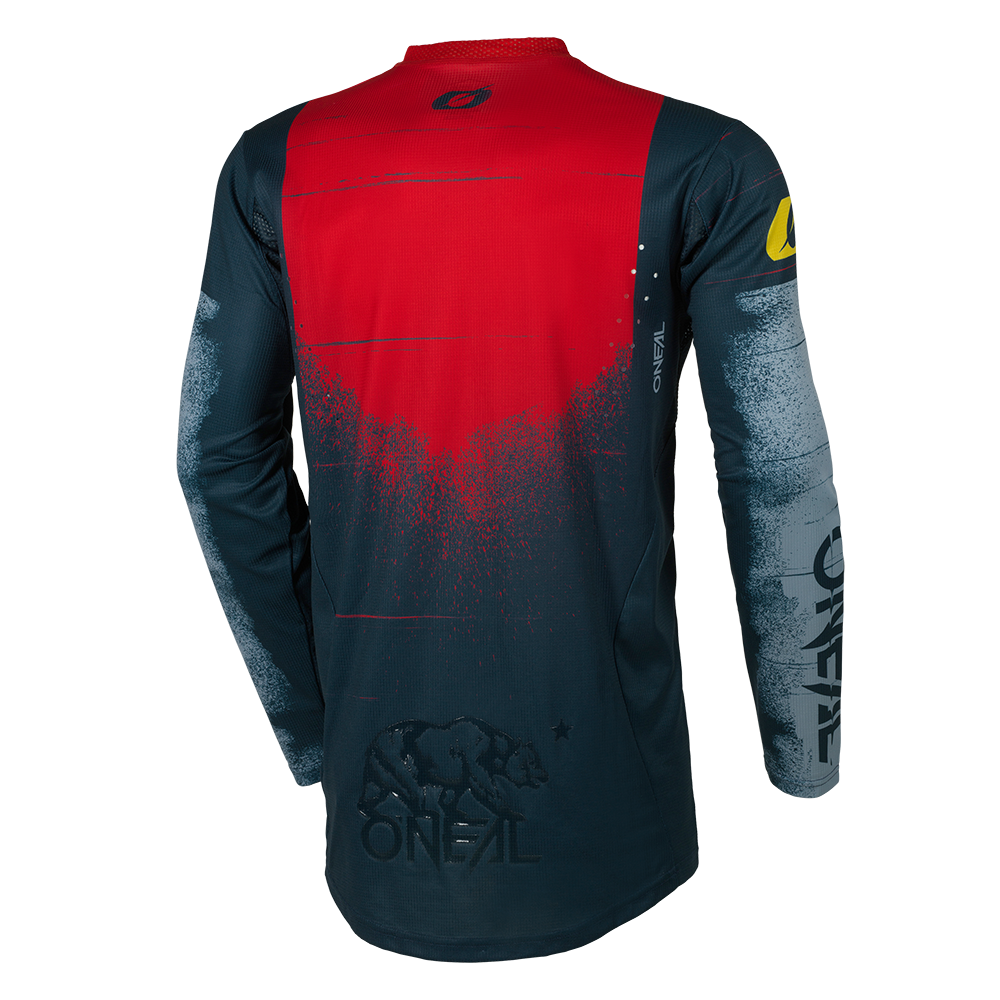 Мотокрос блуза O'NEAL HARDWEAR SWIPE NAVY BLUE/RED V.26 — снимка 2