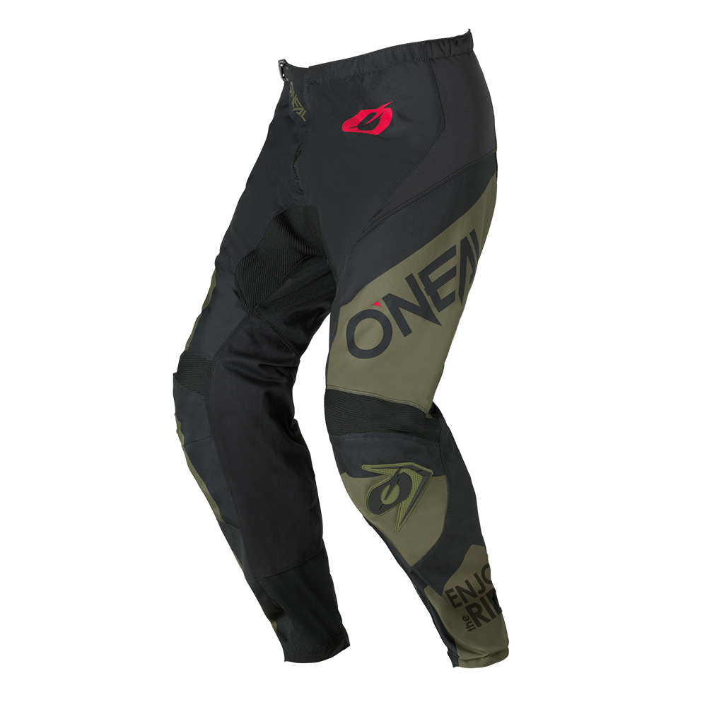 Мотокрос брич O'NEAL ELEMENT RACEWEAR BLACK/OLIVE V.26