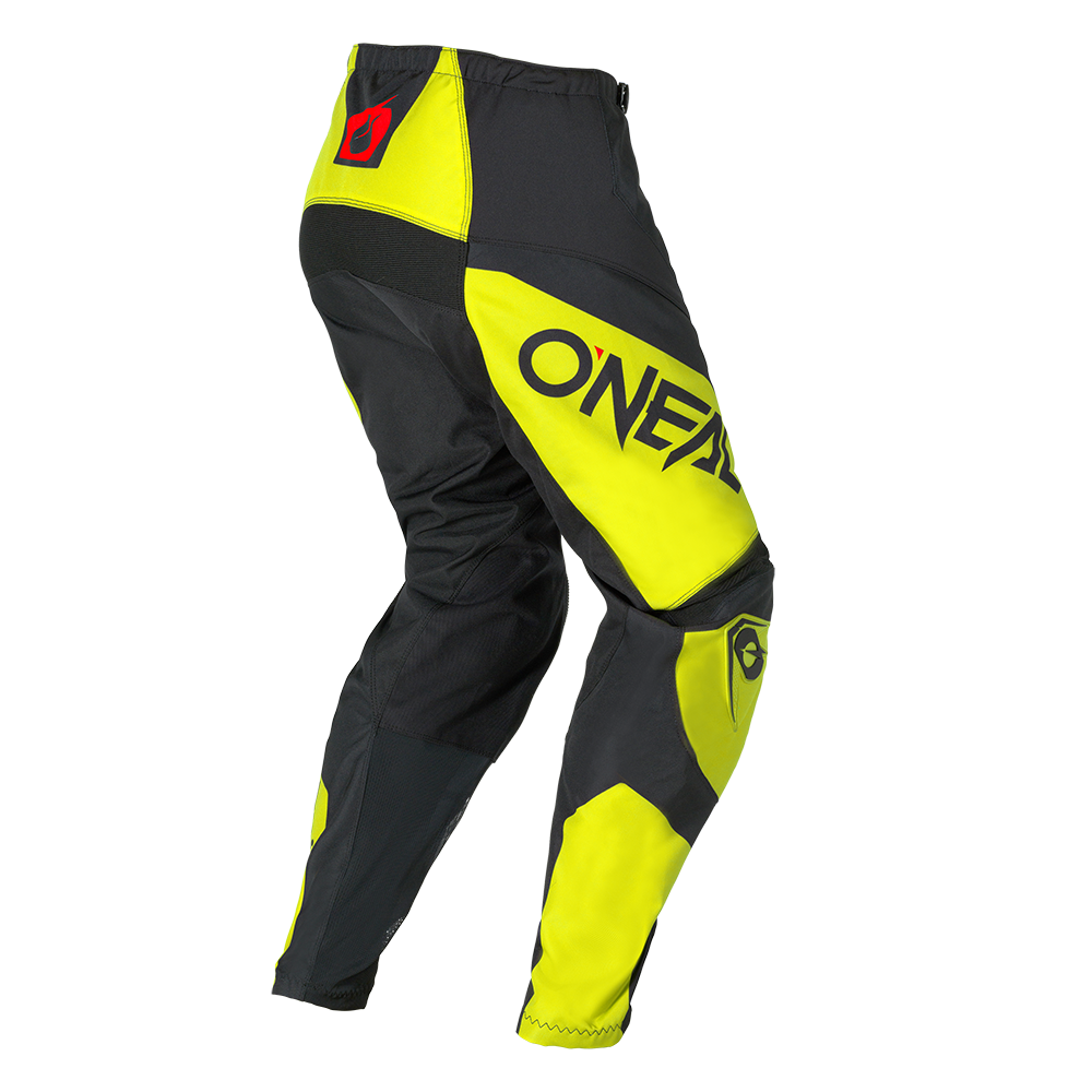 Мотокрос брич O'NEAL ELEMENT RACEWEAR BLACK/NEON YELLOW V.26 — снимка 2