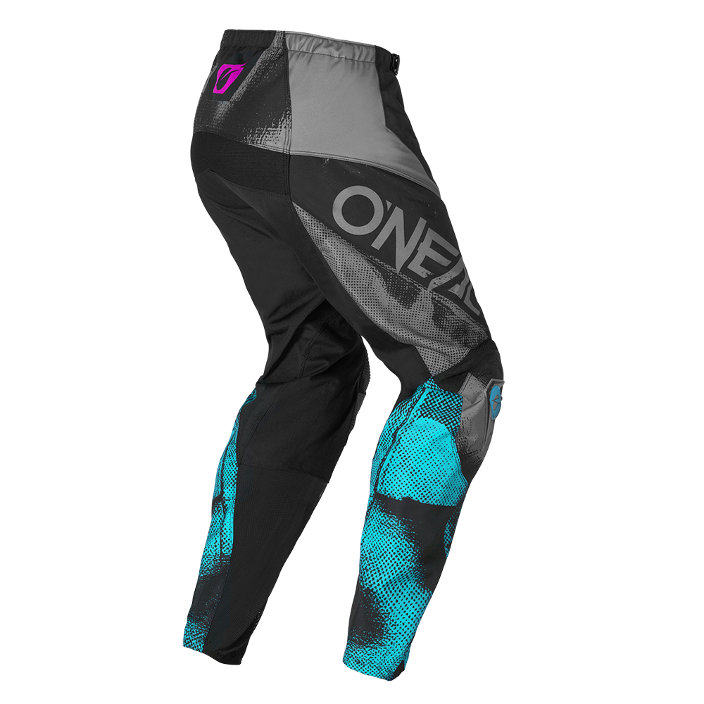 Дамски мотокрос брич O’NEAL ELEMENT ROLLER BLACK/CYAN V.26 — снимка 2