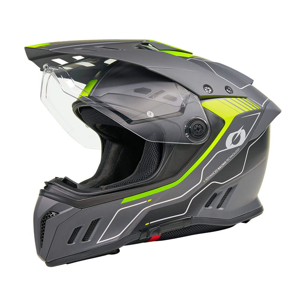 Ендуро каска O'NEAL SIERRA RS ECHO BLACK/NEON YELLOW V.26 — снимка 3
