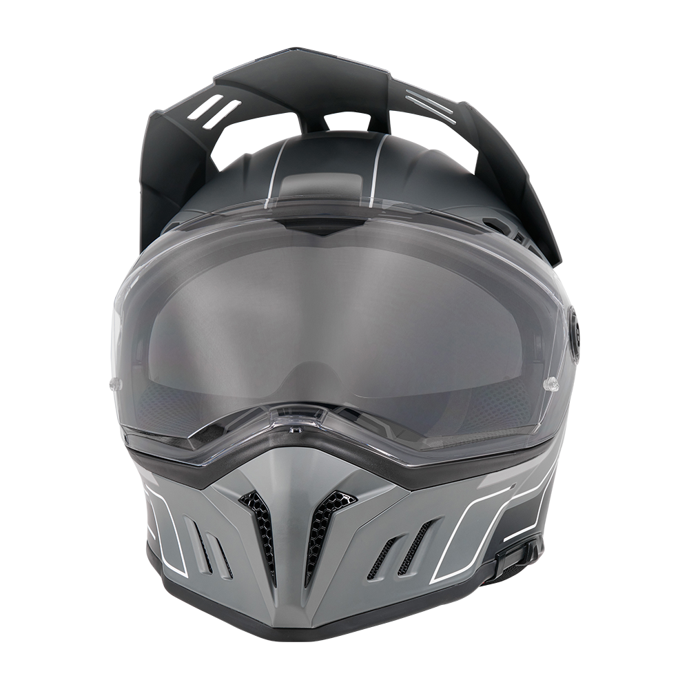 Ендуро каска O'NEAL SIERRA RS ECHO BLACK/GRAY V.26 — снимка 5