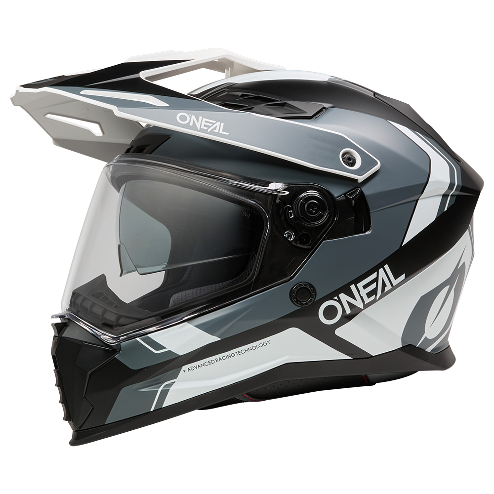 Ендуро каска O'NEAL D-SRS NOMAD BLACK/WHITE/GRAY V.26