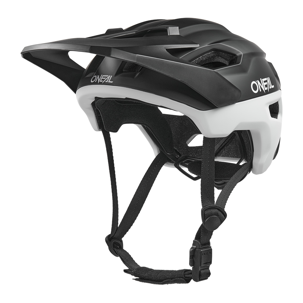 Вело каска O'NEAL TRAILFINDER EVO SOLID BLACK/WHITE