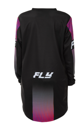 Детска мотокрос блуза FLY RACING F-16 Youth - Black/Red/Purple — снимка 2