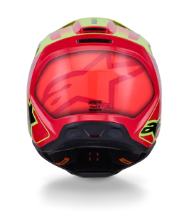 Мотокрос каска ALPINESTARS SM3 FRAY RED/YELLOW/BLACK — снимка 5