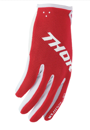 Mотокрос ръкавици THOR RIDEMODE STATIC RED — снимка 2