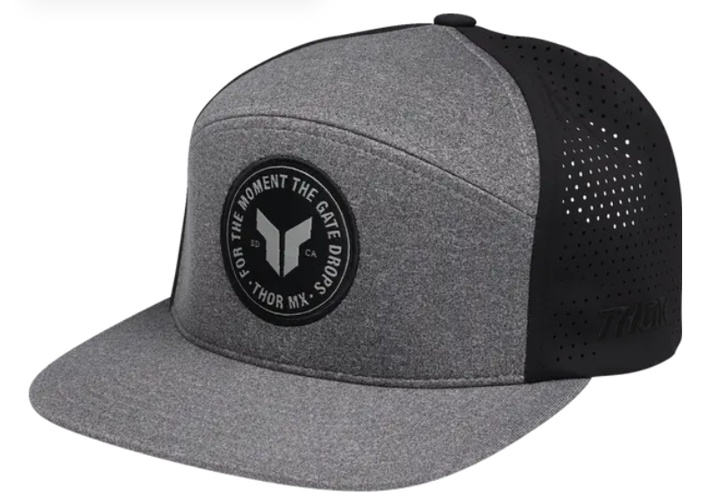 Шапка THOR BADGE HTR GREY/BLACK