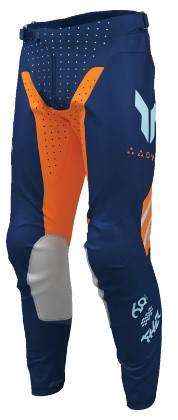 Мотокрос брич THOR LAUNCHMODE FUTURA NAVY/ORG — снимка 2