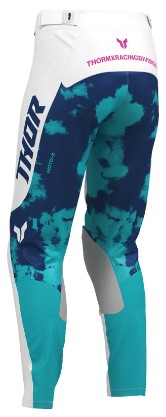 Дамски мотокрос брич THOR WMN LAUNCHMODE BLEACH WHT/AQ — снимка 3