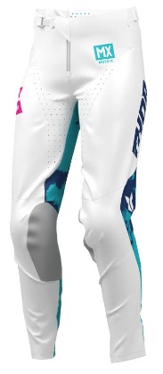 Дамски мотокрос брич THOR WMN LAUNCHMODE BLEACH WHT/AQ — снимка 2