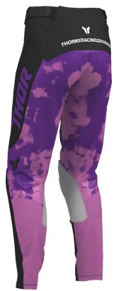 Дамски мотокрос брич THOR WMN LAUNCHMODE BLEACH BLK/ORCH — снимка 2