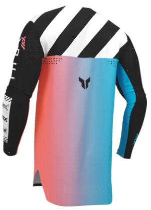 Мотокрос джърси THOR SPORTMODE SYNTH BLACK — снимка 3