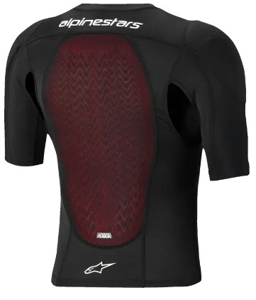 Протекторна тениска ALPINESTARS Short-Sleeve Bionic Plasma LT BLK/WHT — снимка 2