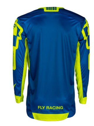 Мотокрос блуза FLY RACING Lite L.E. Lancer - Navy/Hi-Vis — снимка 2