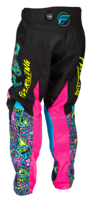 Детски мотокрос брич FLY RACING Kinetic Mutant - Black/multi — снимка 4