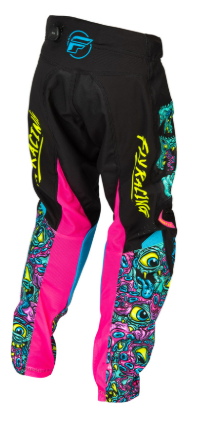 Детски мотокрос брич FLY RACING Kinetic Mutant - Black/multi — снимка 3