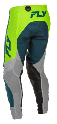 Мотокрос брич FLY RACING - Grey/Lime/Teal_4