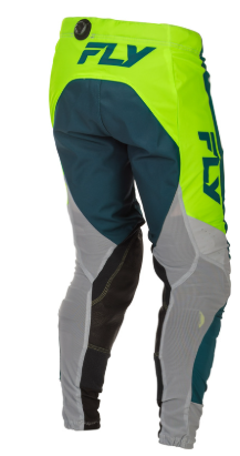 Мотокрос брич FLY RACING - Grey/Lime/Teal_3