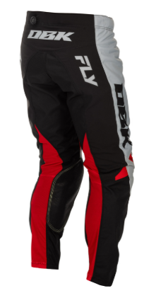 Мотокрос брич FLY RACING Kinetic DBK - Grey/Black/Red — снимка 3