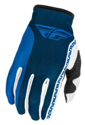 Детски мотокрос ръкавици FLY RACING Lite- White/Blue 1