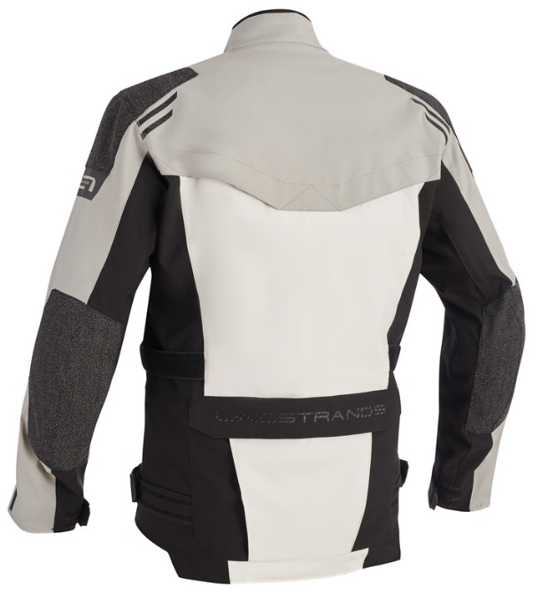 Текстилно мото яке Lindstrands Storbo Light Grey Black — снимка 2