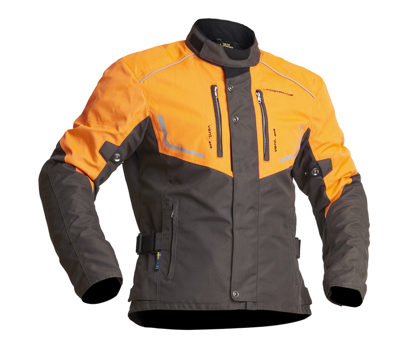 Текстилно мото яке Lindstrands Halden Green/Orange