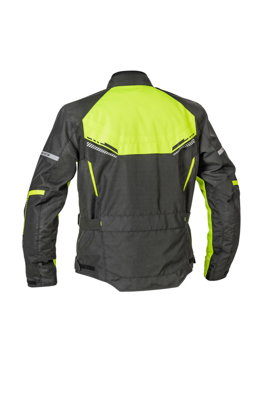 Текстилно мото яке Lindstrands Lomsen Black/HV yellow — снимка 2