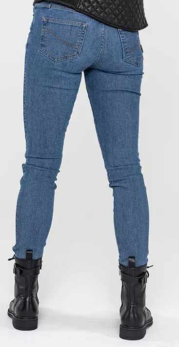 Дамски мото дънки JOHN DOE RUBY LIGHT BLUE — снимка 5