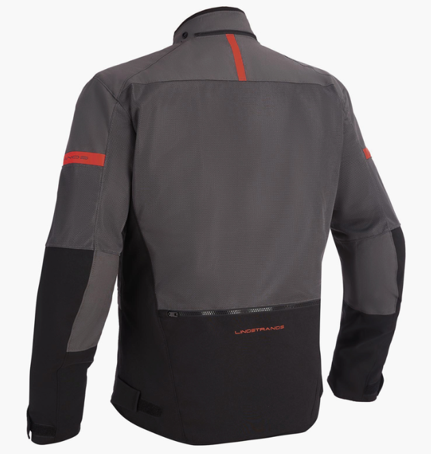 Текстилно мото яке Lindstrands Rexbo V2 Grey Black — снимка 2