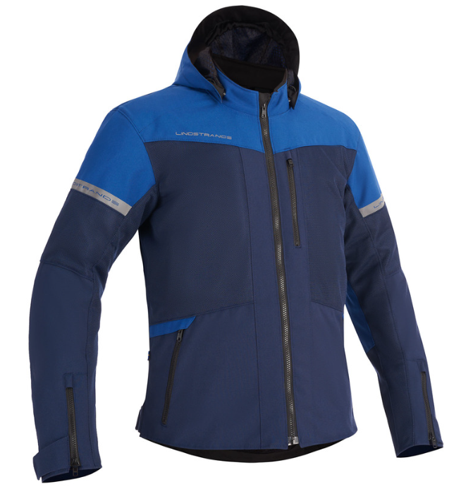 Текстилно мото яке Lindstrands Rexbo V2 Navy Blue — снимка 2