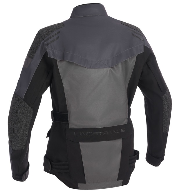 Дамско текстилно мото яке Lindstrands Storbo Graphite Dark Grey Black — снимка 2
