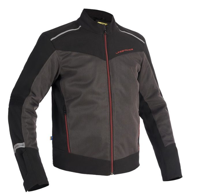 Текстилно мото яке Lindstrands Delsbo Black Grey