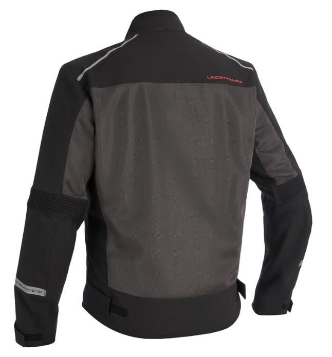 Текстилно мото яке Lindstrands Delsbo Black Grey — снимка 2